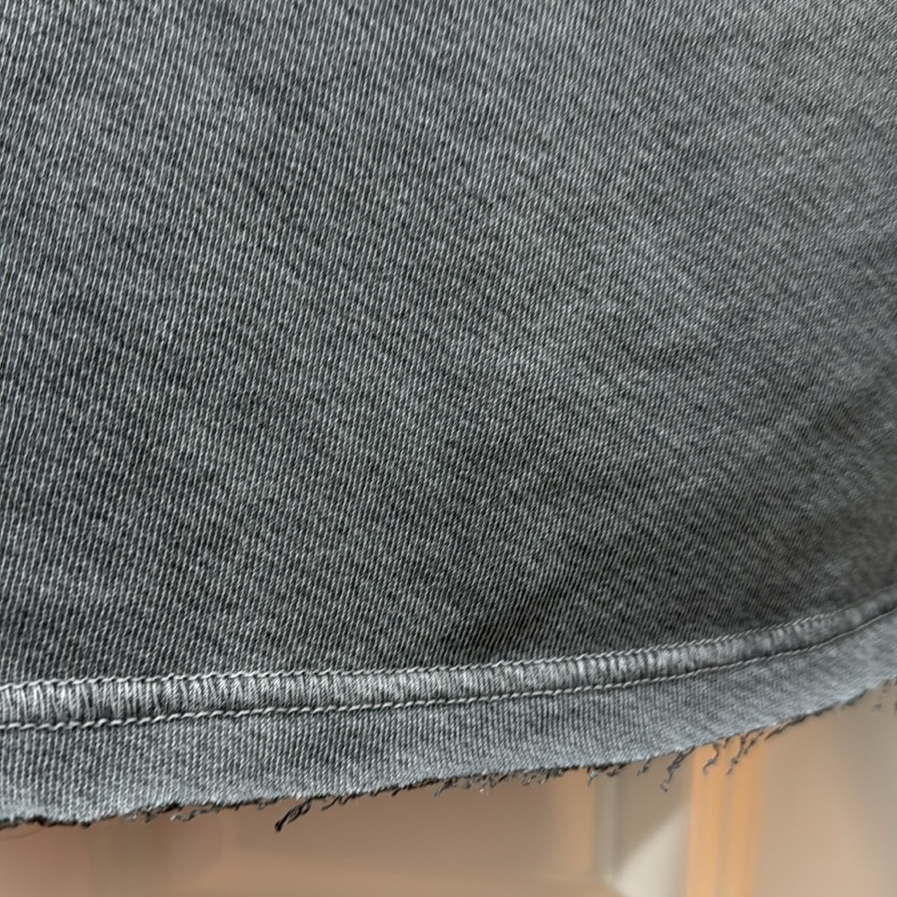 FREE PEOPLE WE THE FREE VENICE V-NECK GRAPHIC SWEATSHIRT UPSTATE NY NWOT sz L - Picture 6 of 10